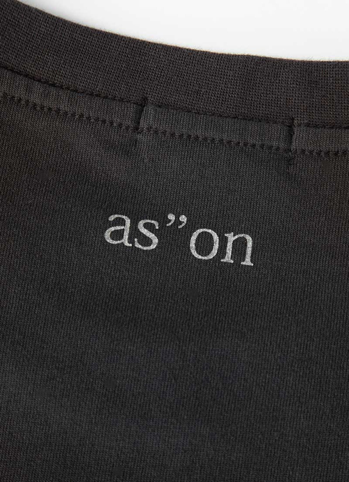 애즈온(ASON) BEBE LONG SLEEVE / CHARCOAL