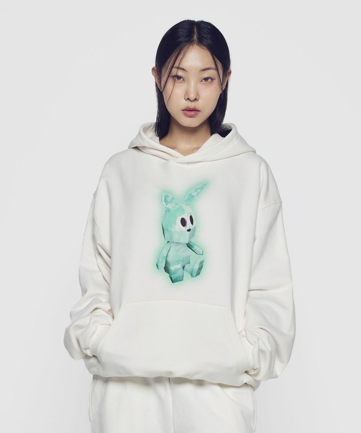 아크메드라비(ACME DE LA VIE) RETRO RABBIT HOODIE (3 COLOR)
