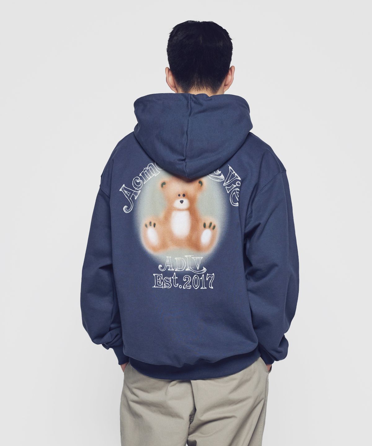 아크메드라비(ACME DE LA VIE) BLUR SKETCH BEAR HOODIE (3 COLOR)