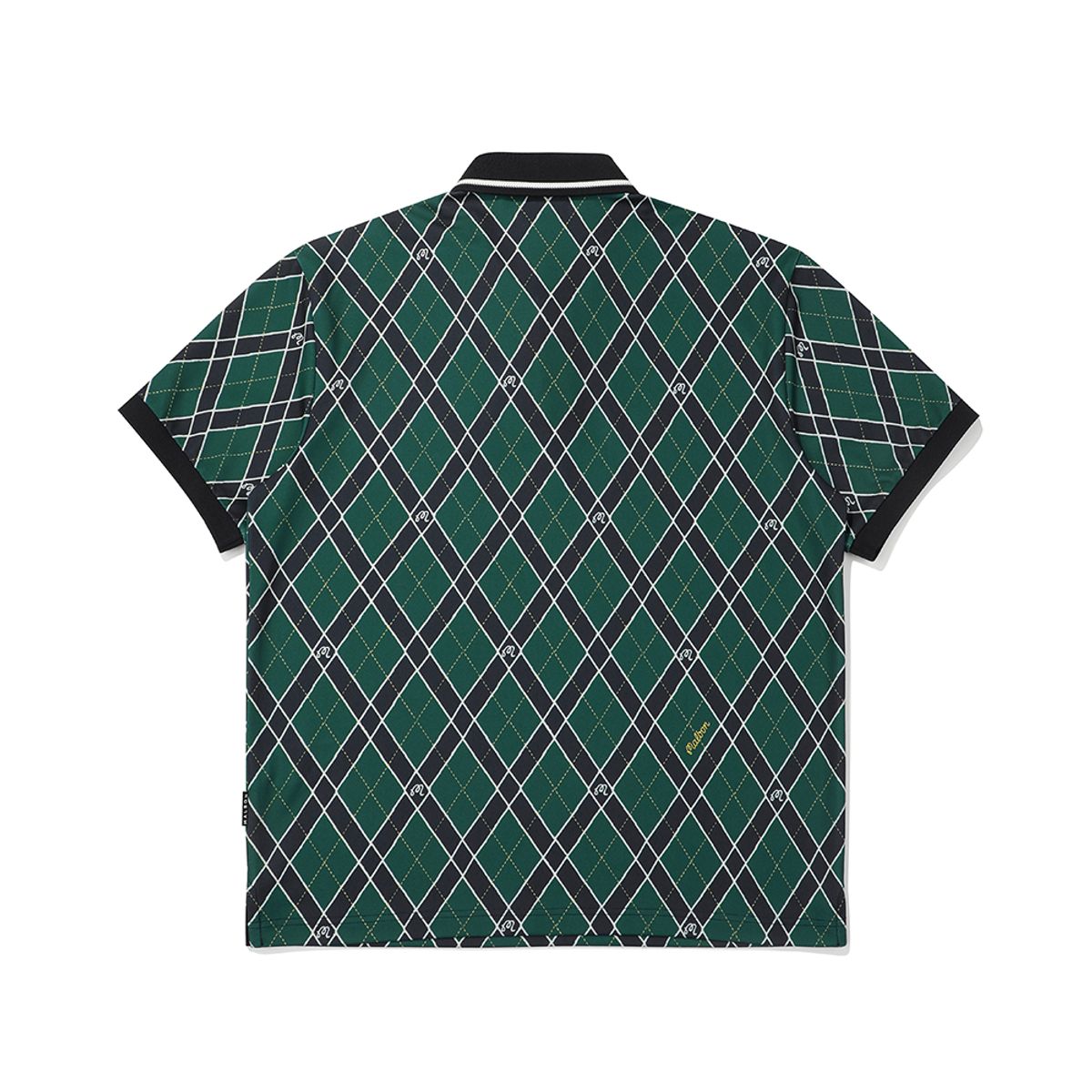 말본 골프(MALBON GOLF) 아가일 패턴 폴로 티셔츠 GREEN (MAN)