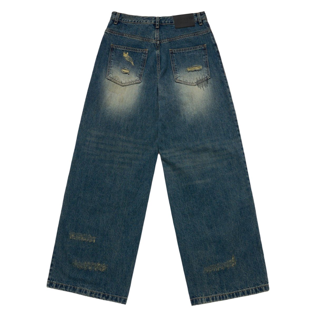 아크메드라비(ACME DE LA VIE) DAMAGE STITCH WASHING DENIM PANTS (2COLOR)