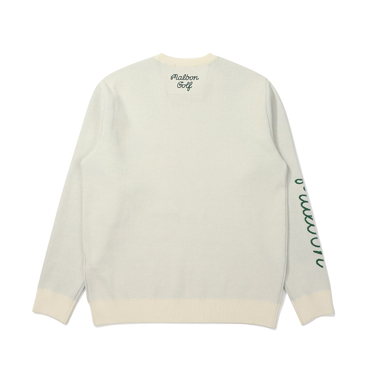 말본 골프(MALBON GOLF) 버킷 포인트 아모사 혼방 풀오버 스웨터 CREAM (MAN)