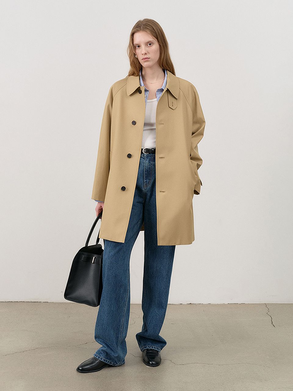 MUSINSA | DUNST FOR WOMEN UNISEX HALF MAC COAT CLASSIC