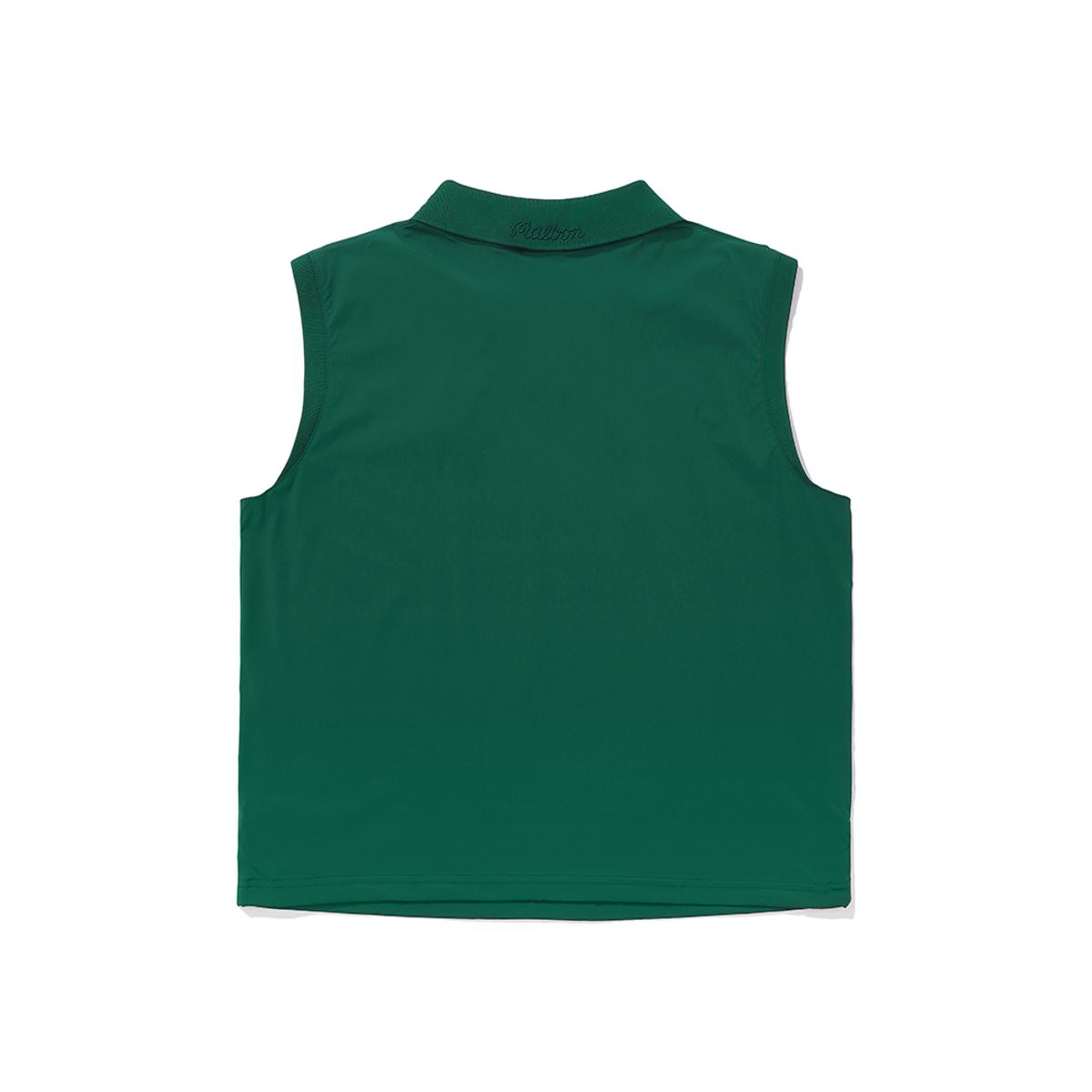 말본 골프(MALBON GOLF) 카라형 우븐 베스트 GREEN (WOMAN)