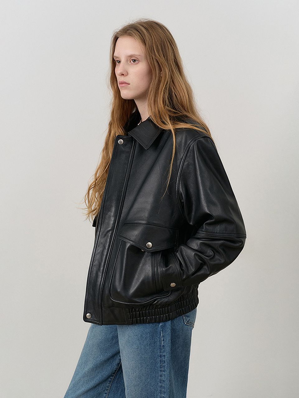 MUSINSA公式 | DUNST FOR WOMEN UNISEX VINTAGE A-2 LEATHER