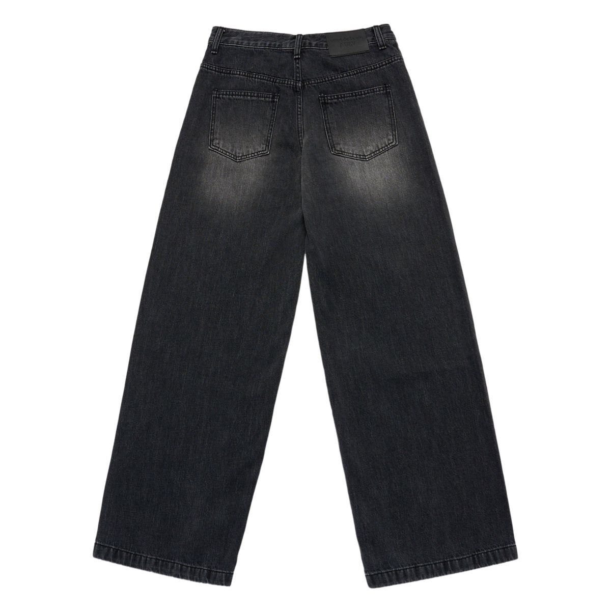 아크메드라비(ACME DE LA VIE) CAT BRUSH WASHING SEMI WIDE WOMAN DENIM PANTS