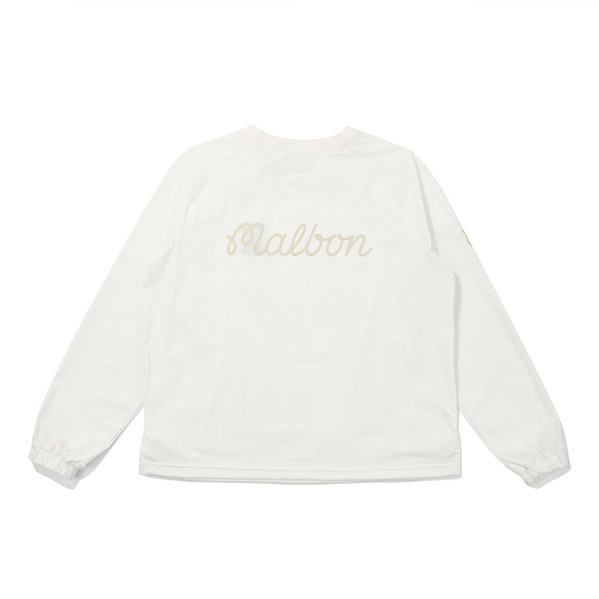 말본 골프(MALBON GOLF) 와펜 포인트 라운드넥 피스테 OFF WHITE (WOMAN)