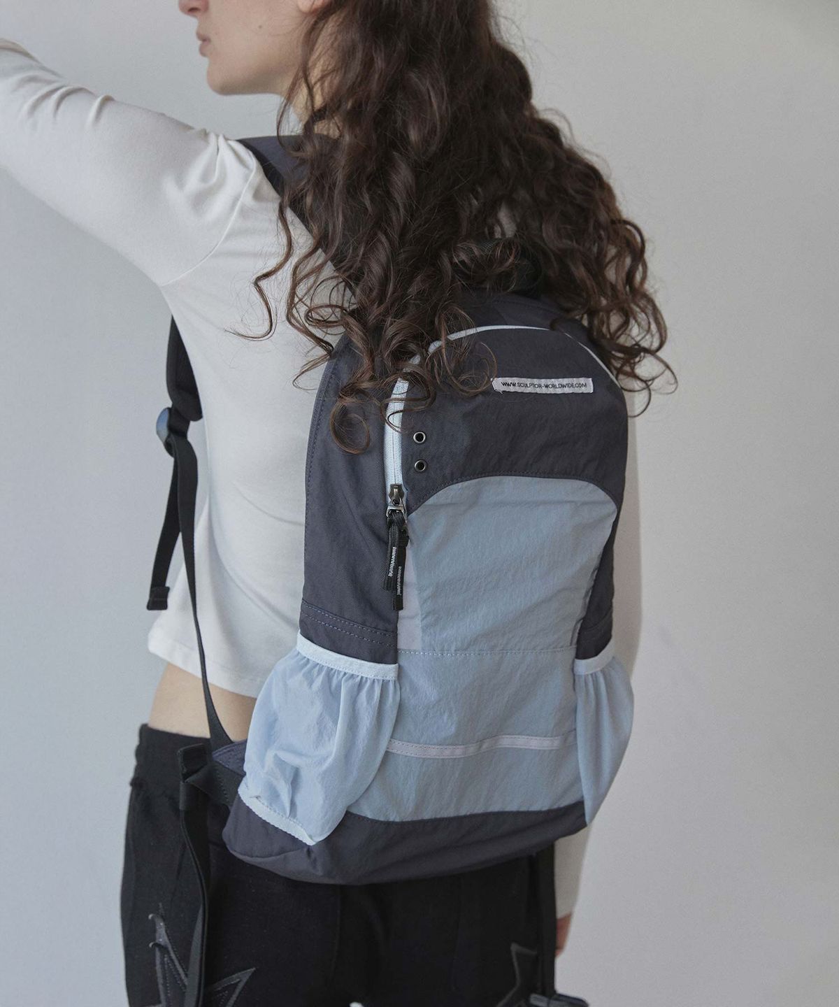 스컬프터(SCULPTOR) Geek Slouchy Backpack Gray