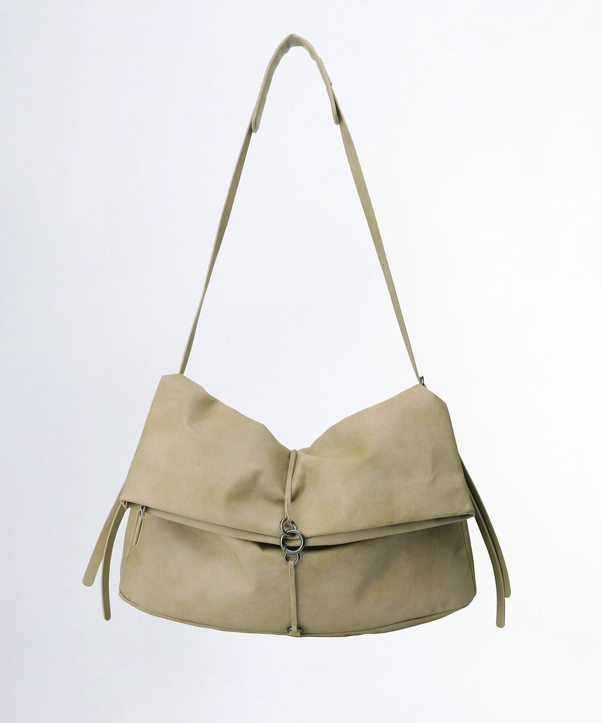 스컬프터(SCULPTOR) Folded Slouchy Bag Dirty Green