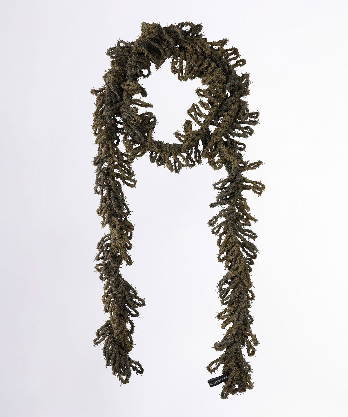 스컬프터(SCULPTOR) Sequin Mop Scarf Seaweed