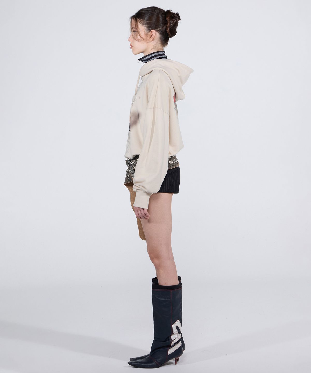 스컬프터(SCULPTOR) Hedonism Tencel Hoodie Pale Apricot