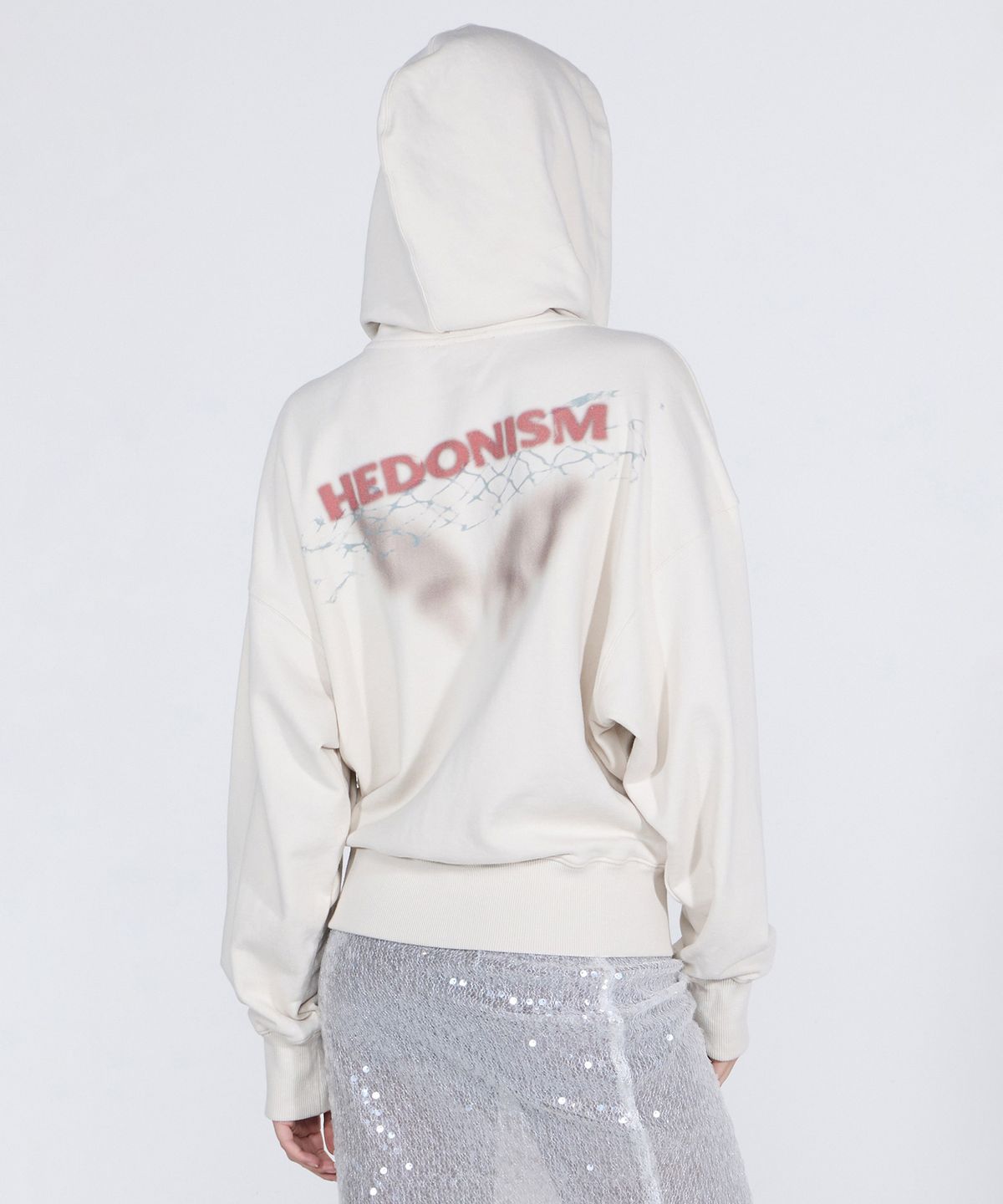 스컬프터(SCULPTOR) Hedonism Tencel Hoodie Dirty White