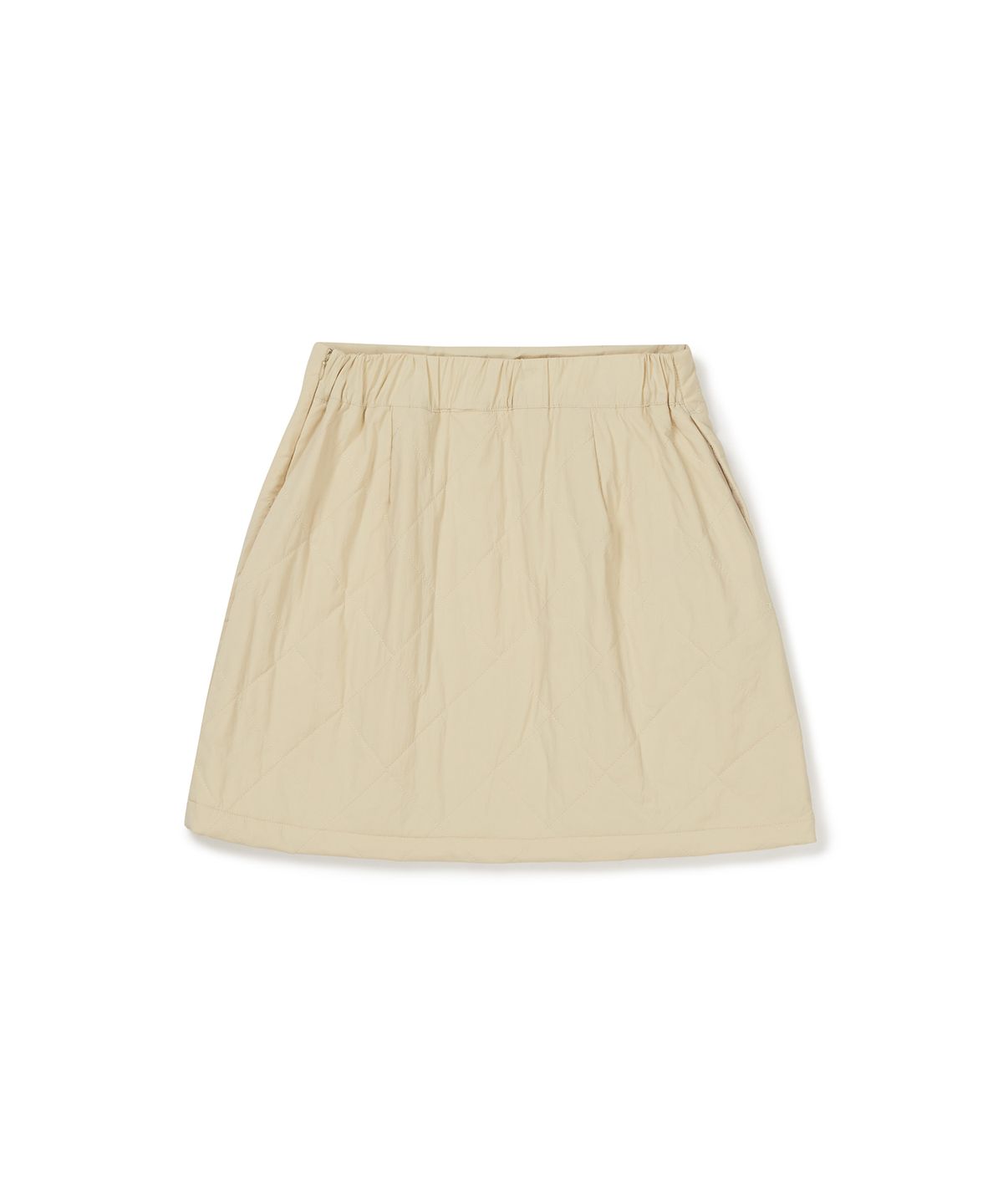 클로브(CLOVE) [24FW clove] Quilted Skirt (Beige)