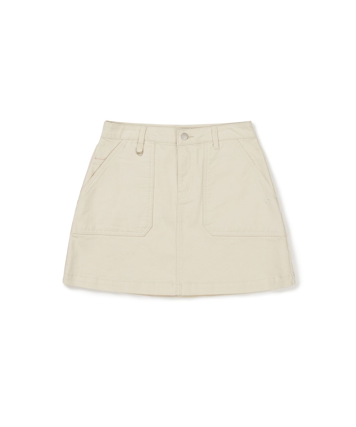 클로브(CLOVE) [24FW clove] Denim Skirt (Cream)