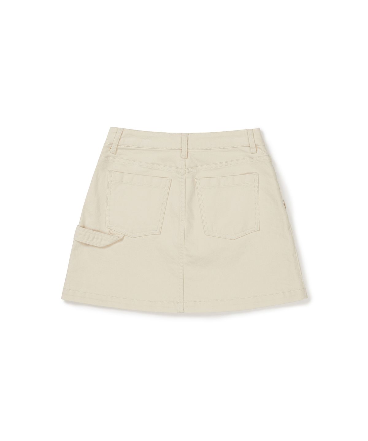 클로브(CLOVE) [24FW clove] Denim Skirt (Cream)