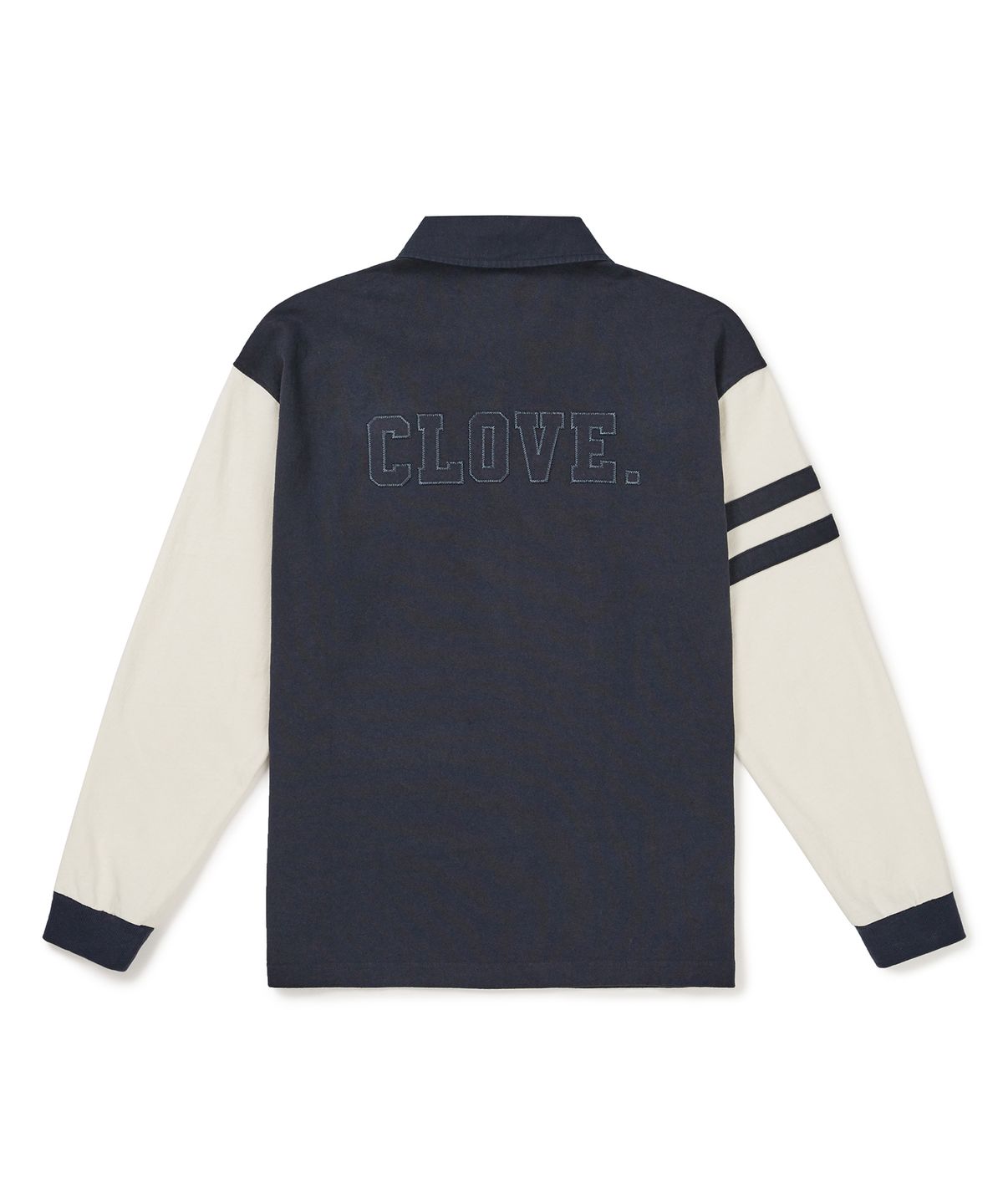 클로브(CLOVE) [24FW clove] Heritage Rugby Shirt_Men (Navy)