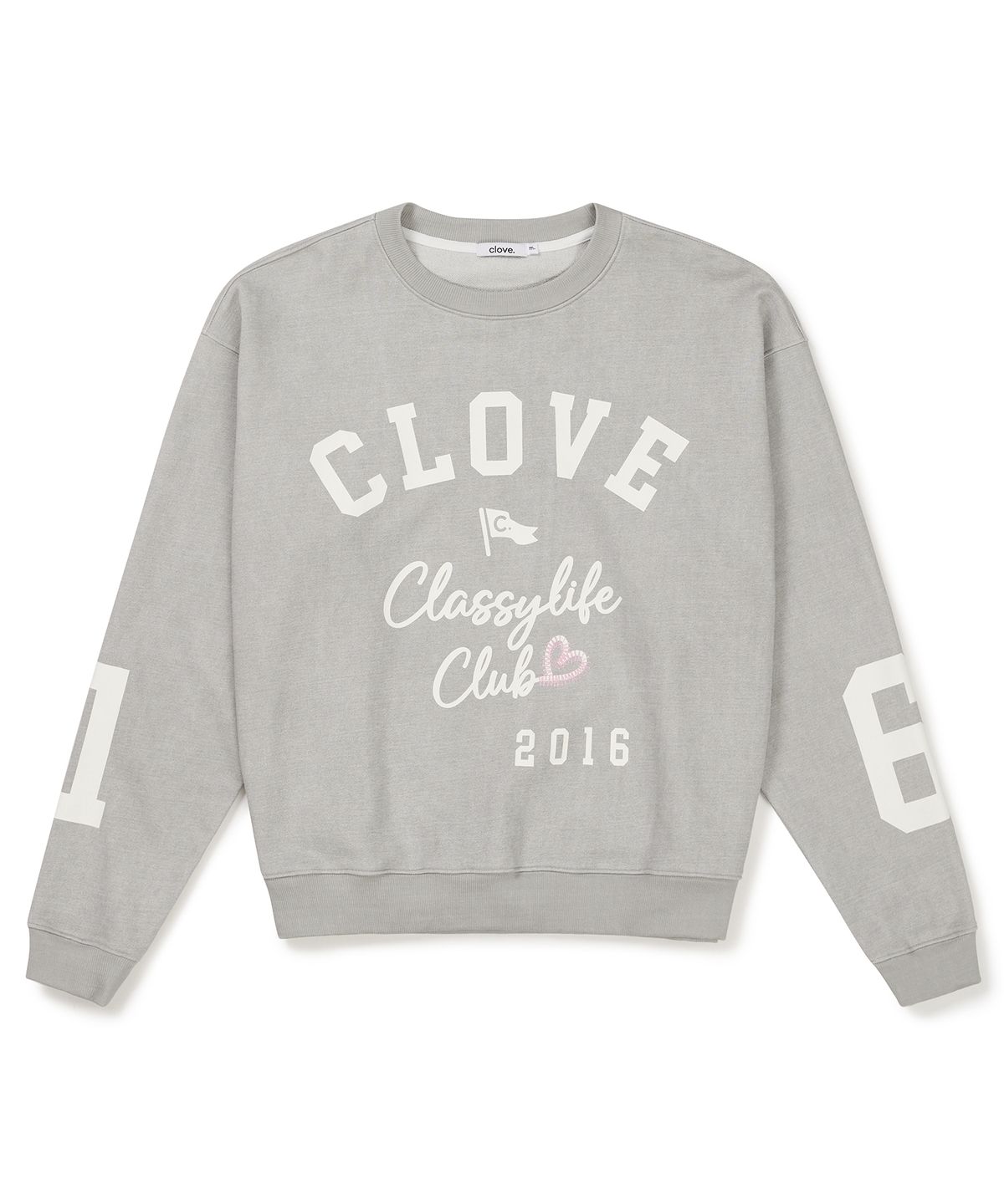 클로브(CLOVE) [24FW clove] Love Sweatshirt (Grey)