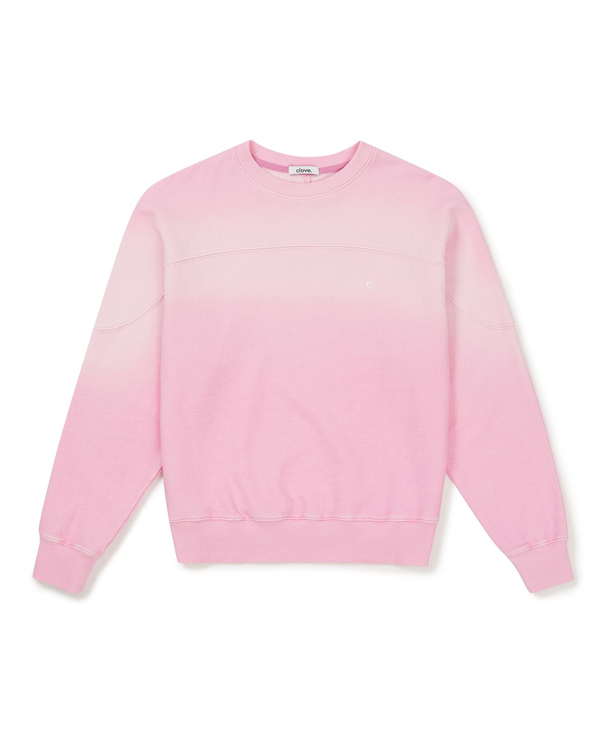클로브(CLOVE) [24FW clove] Pigment Sweatshirt (Pink)