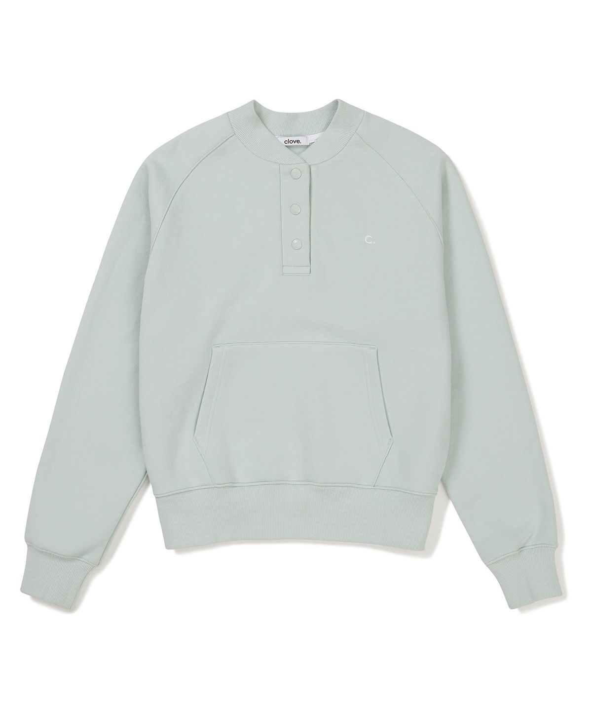 클로브(CLOVE) [24FW clove] Henry Neck Sweatshirt (Mint)