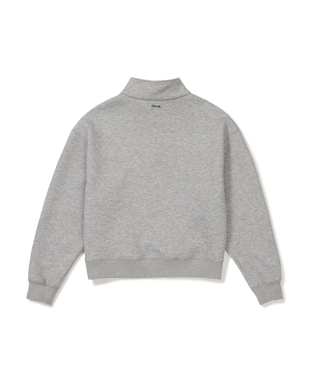 클로브(CLOVE) [24FW clove] Basic Half-Zip Sweatshirt (Melange Grey)