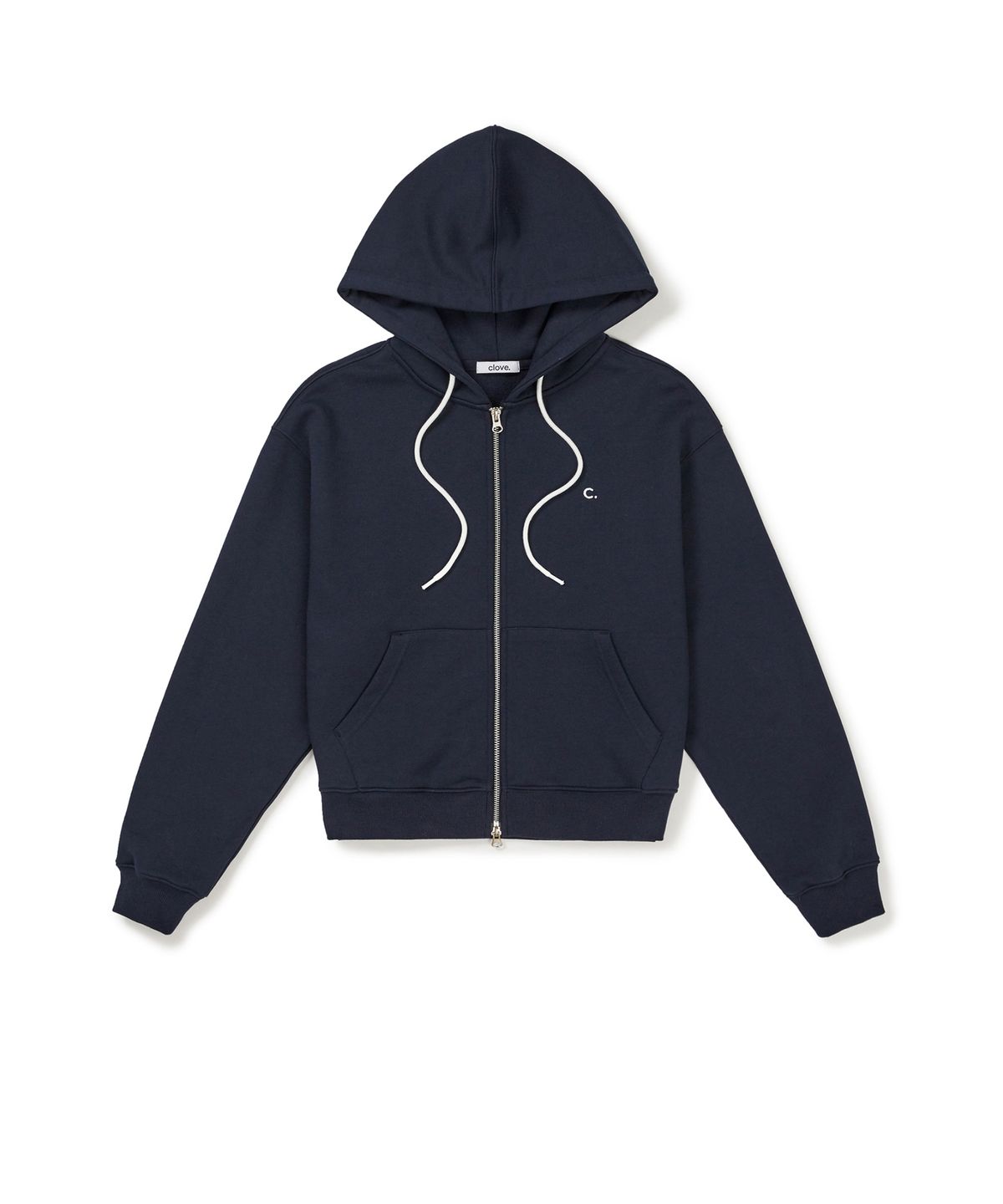 클로브(CLOVE) New Active Short Hoody Zip-up (Dark Navy)