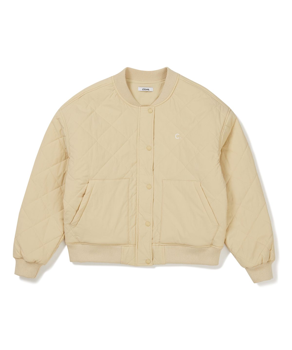 클로브(CLOVE) [24FW clove] Quilted Blouson (Beige)