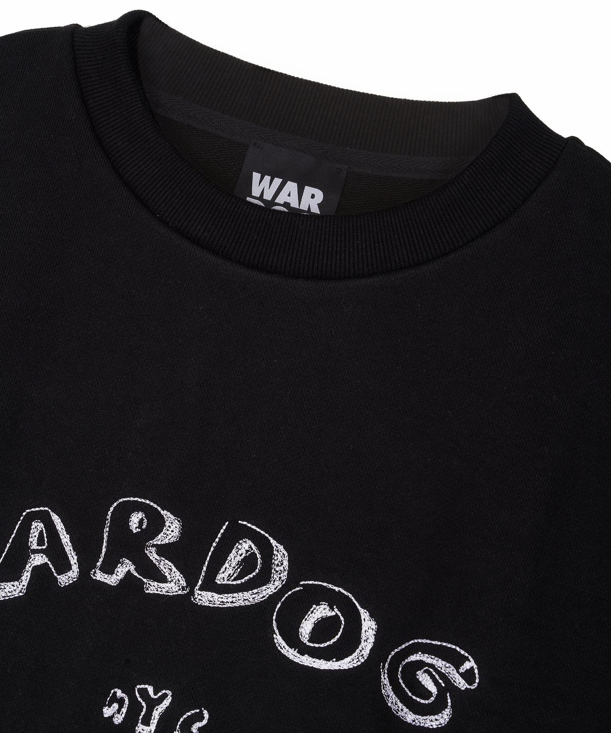 워독(WARDOG) NYC 로고 맨투맨 블랙