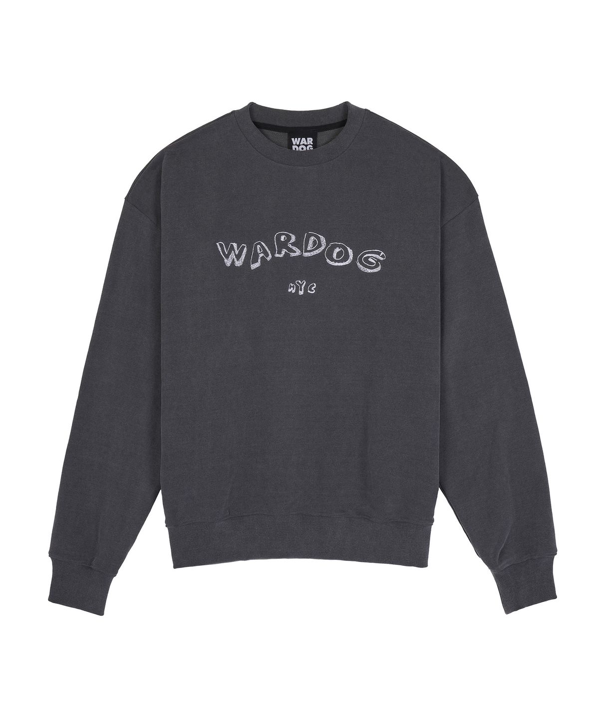워독(WARDOG) NYC 로고 맨투맨 차콜