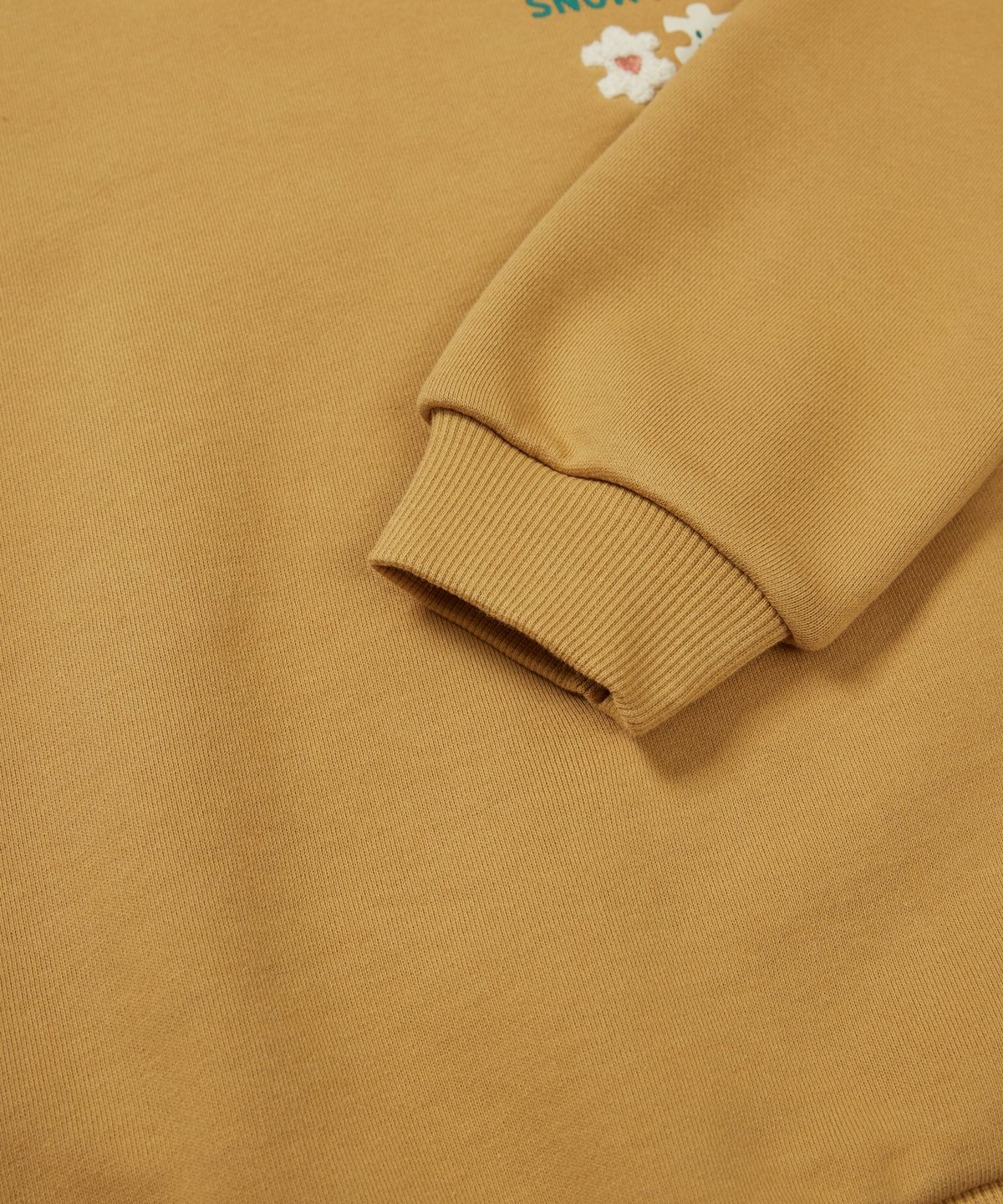 스노우피크 어패럴 키즈(SNOWPEAK APPAREL KIDS) 키즈 그래픽 후드 티셔츠 (S24FKFHD80) Mustard