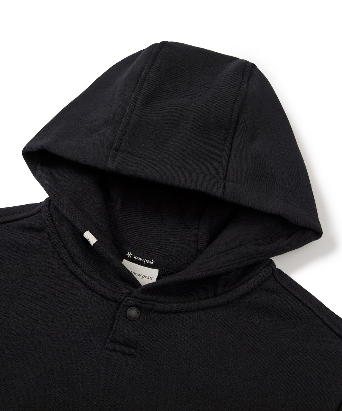 스노우피크 어패럴 키즈(SNOWPEAK APPAREL KIDS) 키즈 그래픽 후드 티셔츠 (S24FKFHD80) Black