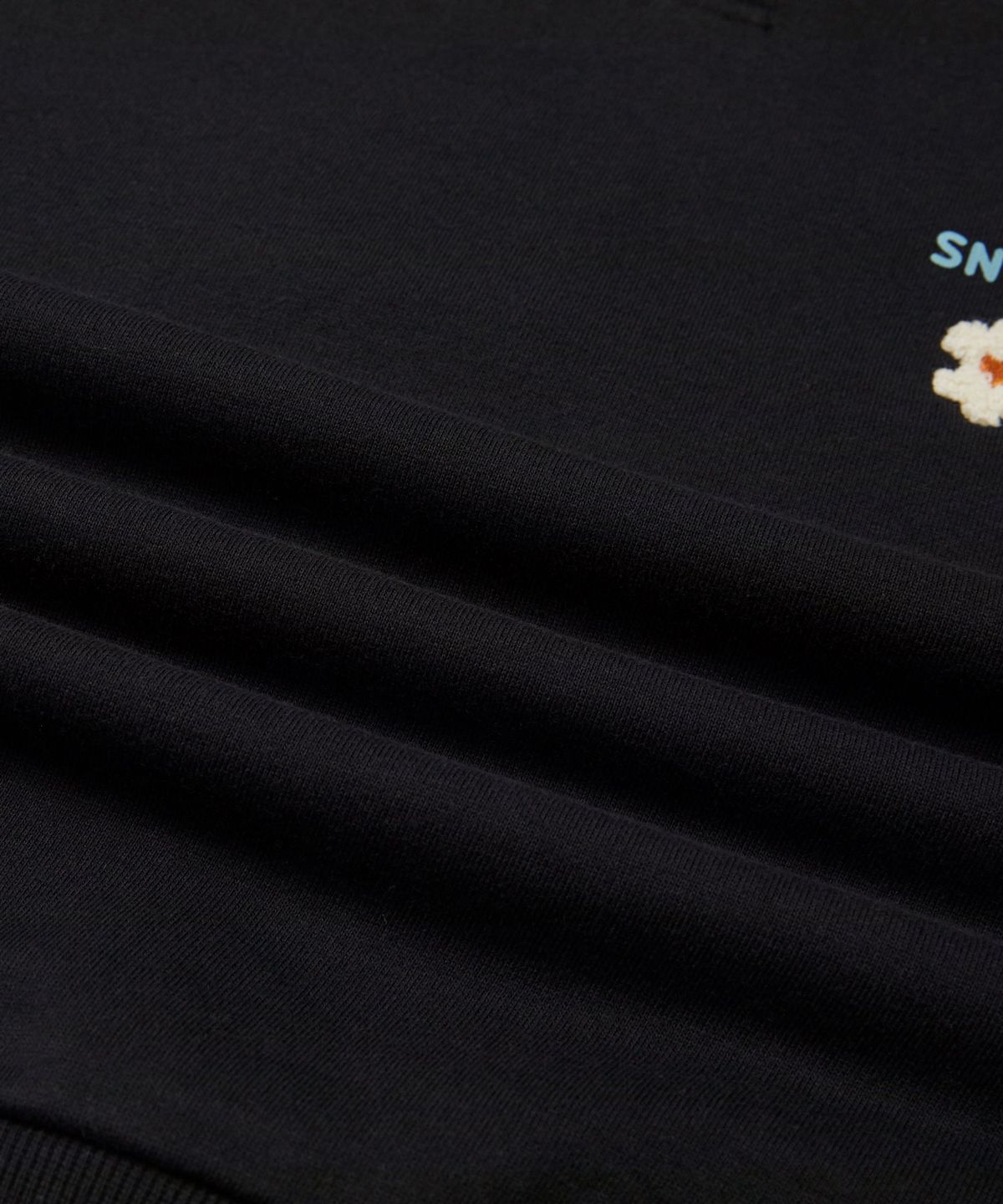 스노우피크 어패럴 키즈(SNOWPEAK APPAREL KIDS) 키즈 그래픽 후드 티셔츠 (S24FKFHD80) Black