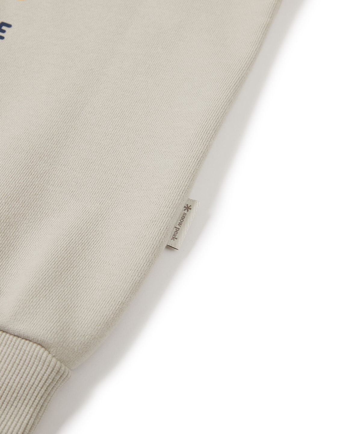 스노우피크 어패럴 키즈(SNOWPEAK APPAREL KIDS) 키즈 그래픽 후드 티셔츠 (S24FKFHD80) Light Beige