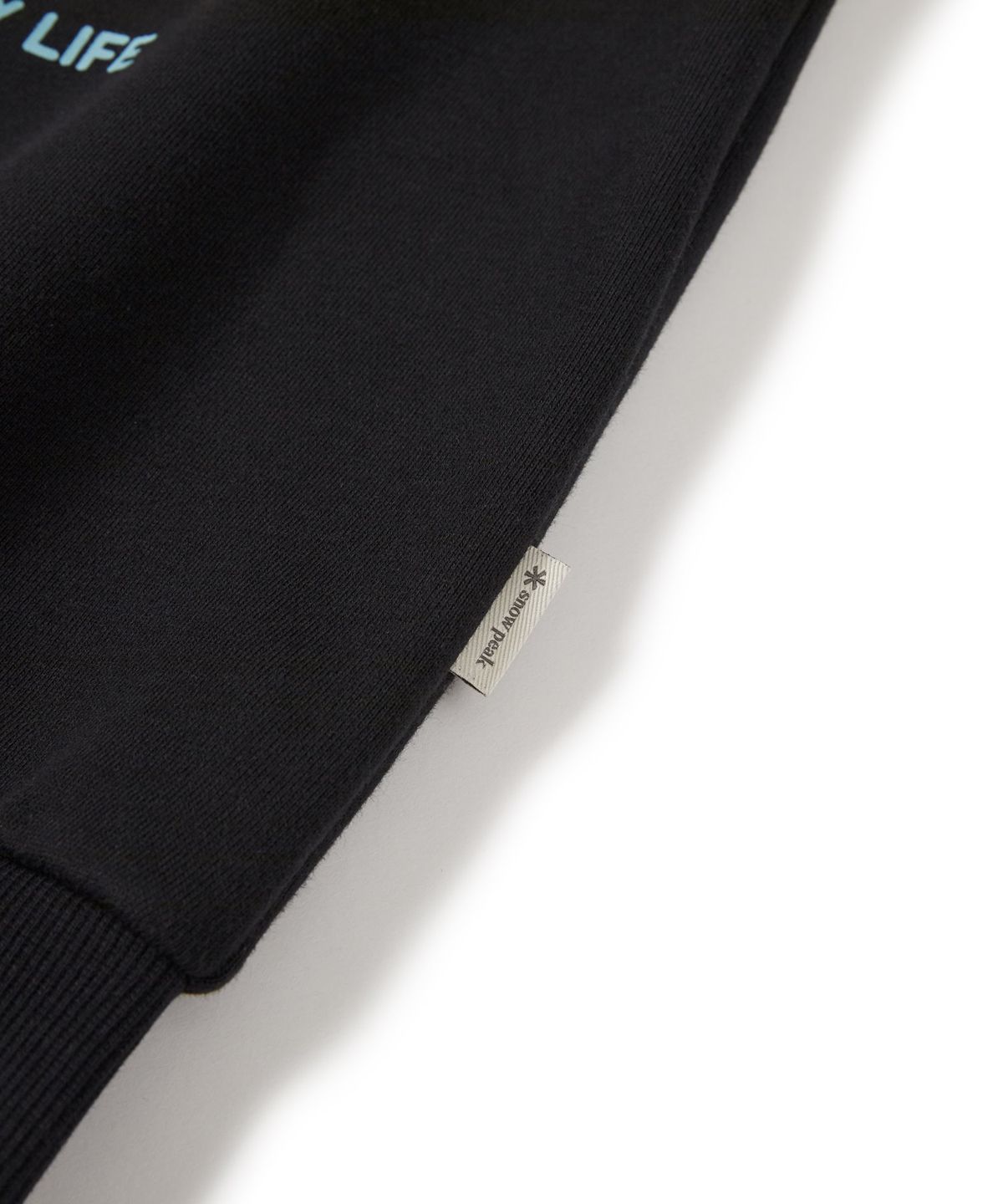 스노우피크 어패럴 키즈(SNOWPEAK APPAREL KIDS) 키즈 그래픽 맨투맨 (S24FKFHT80) Black