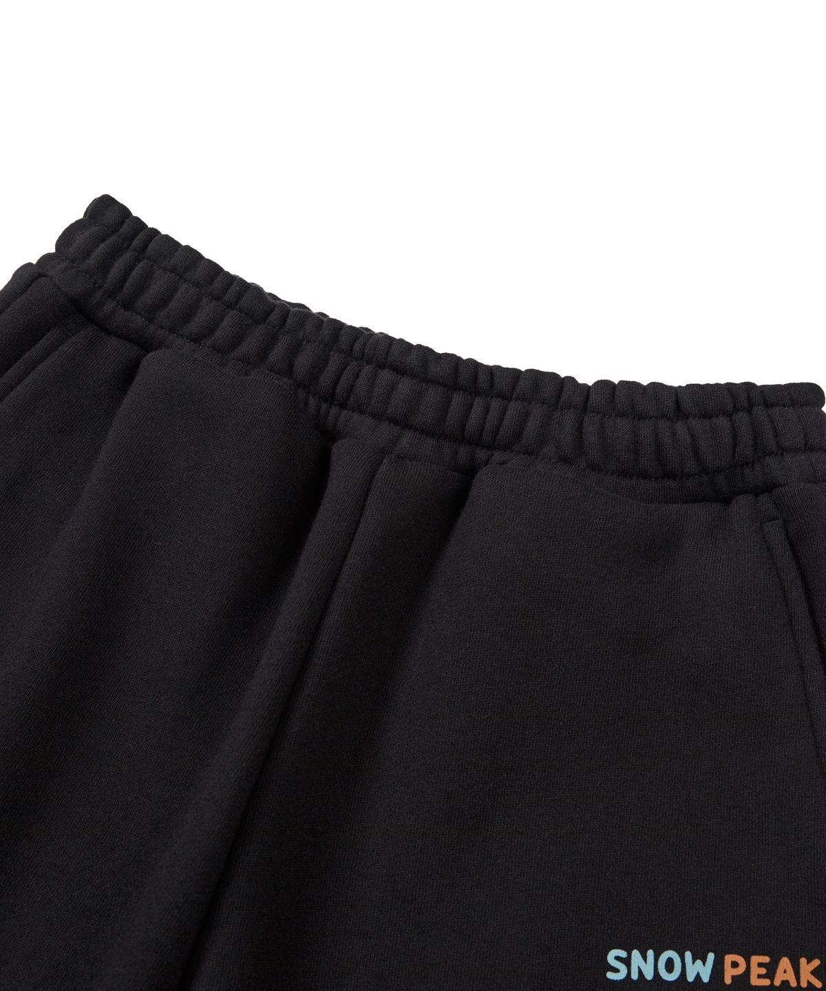 스노우피크 어패럴 키즈(SNOWPEAK APPAREL KIDS) 키즈 그래픽 조거 팬츠 (S24FKFFP80) Black