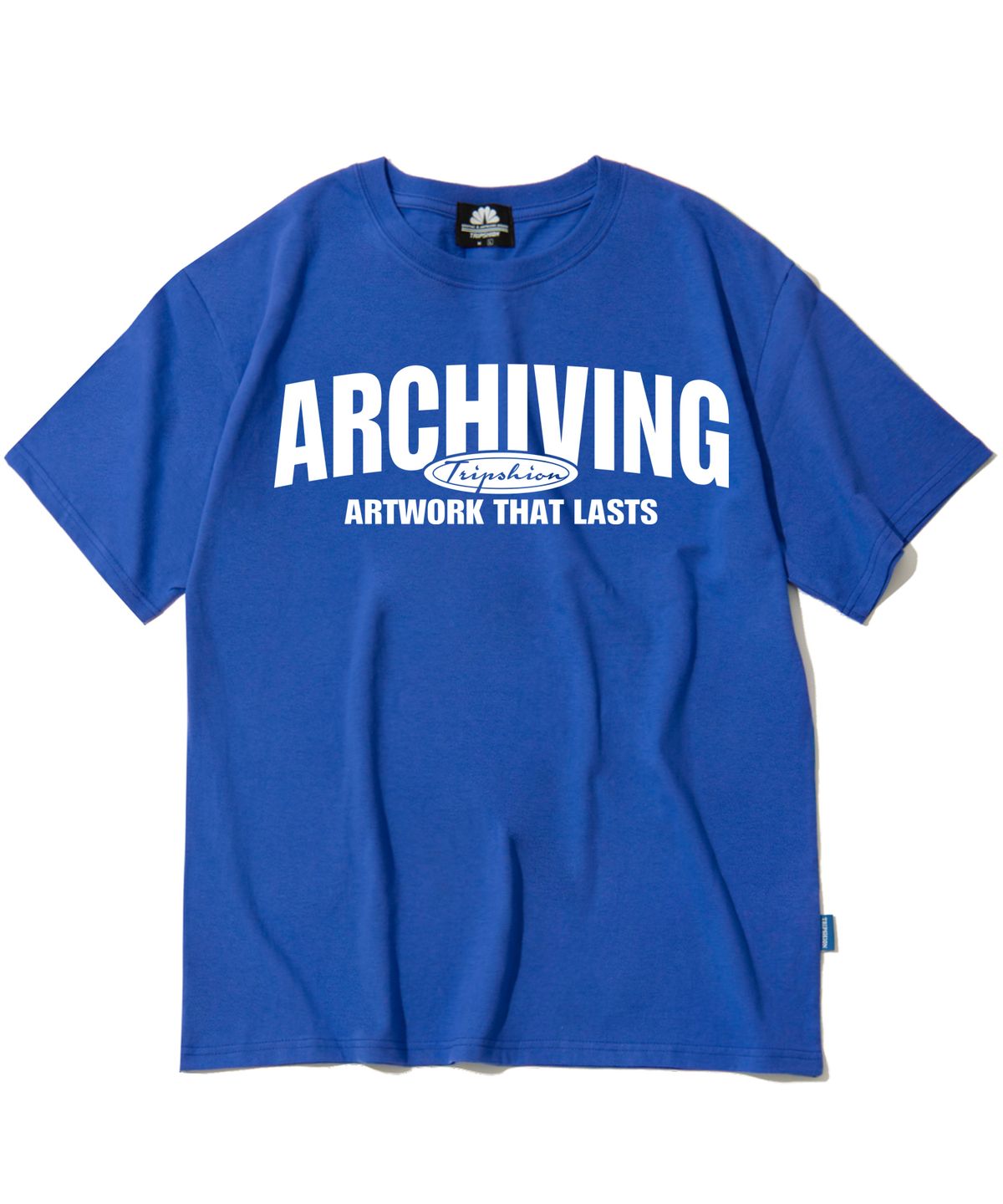 트립션(TRIPSHION) Archiving Varsity 로고 티셔츠 - 8 컬러