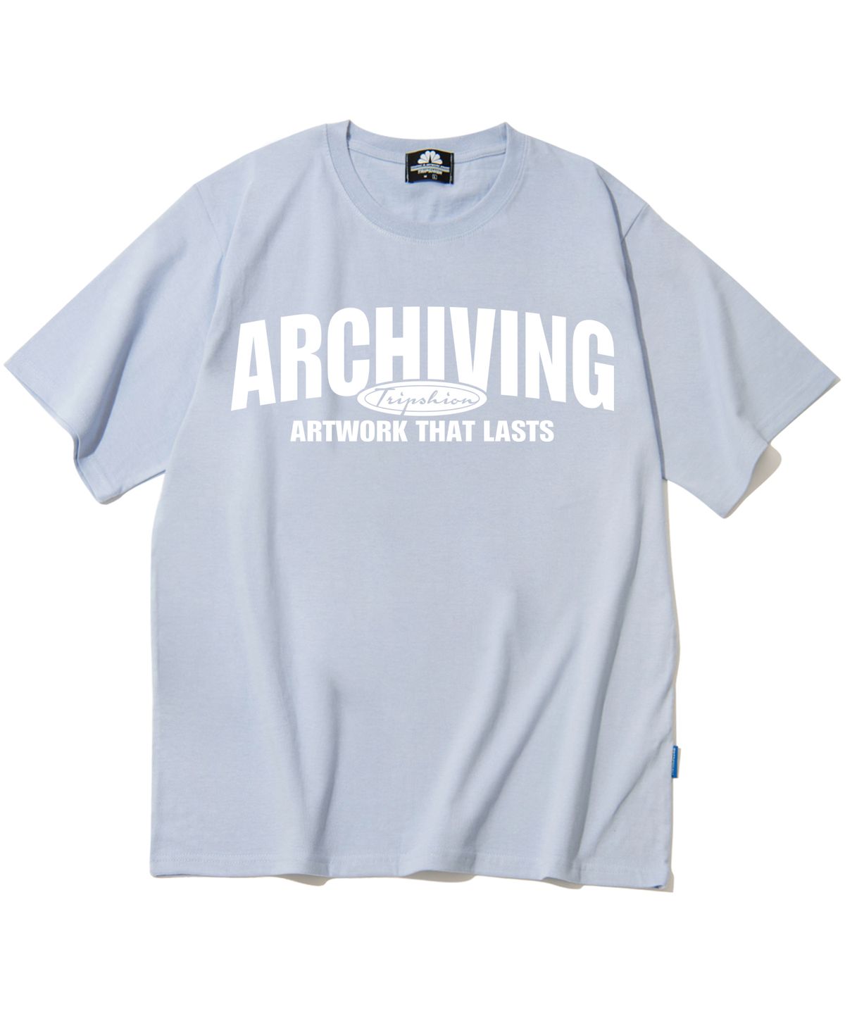 트립션(TRIPSHION) Archiving Varsity 로고 티셔츠 - 8 컬러