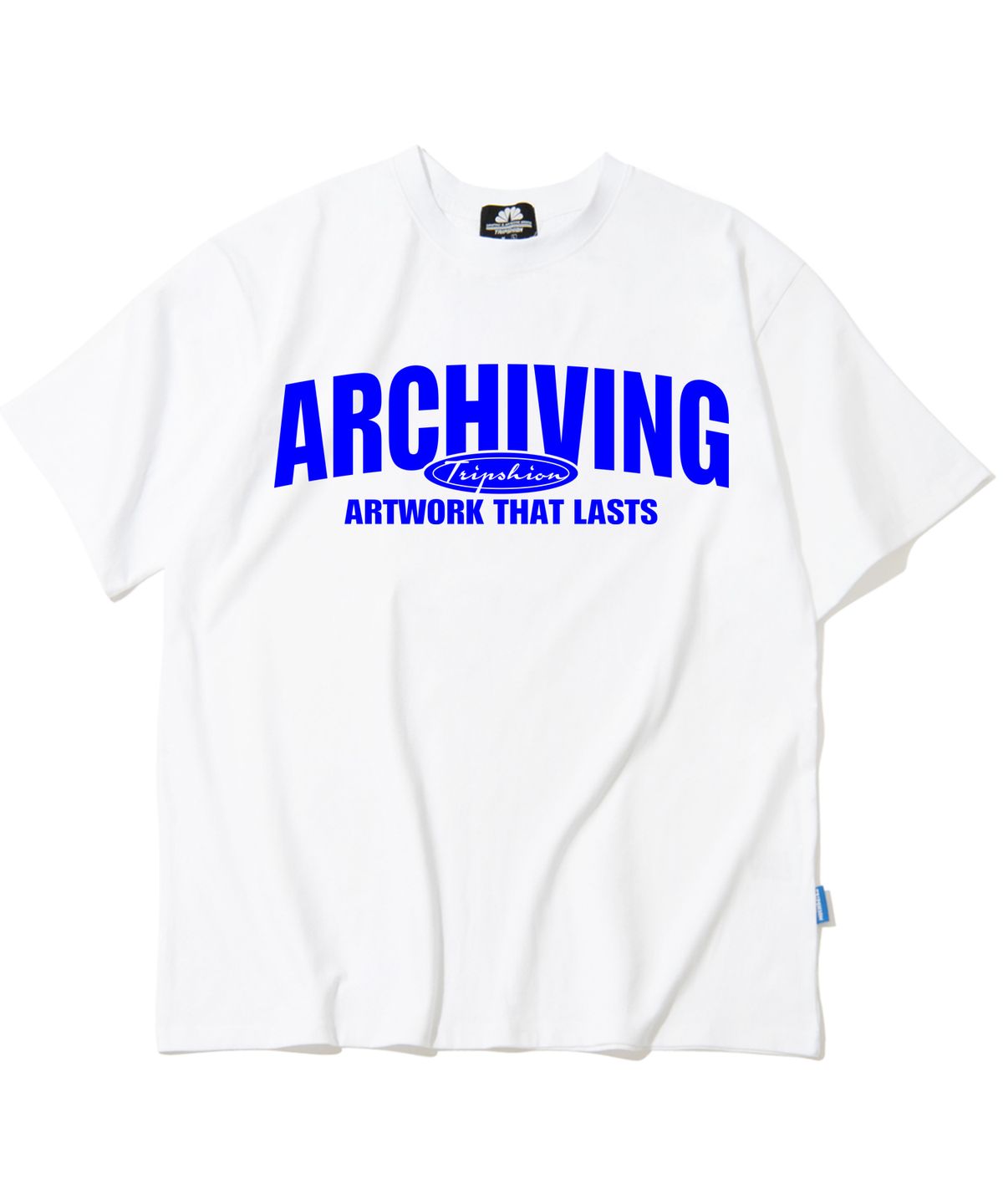 트립션(TRIPSHION) Archiving Varsity 로고 티셔츠 - 8 컬러