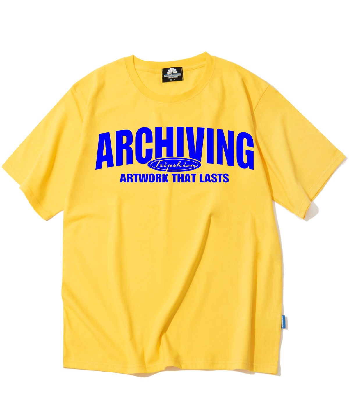 트립션(TRIPSHION) Archiving Varsity 로고 티셔츠 - 8 컬러