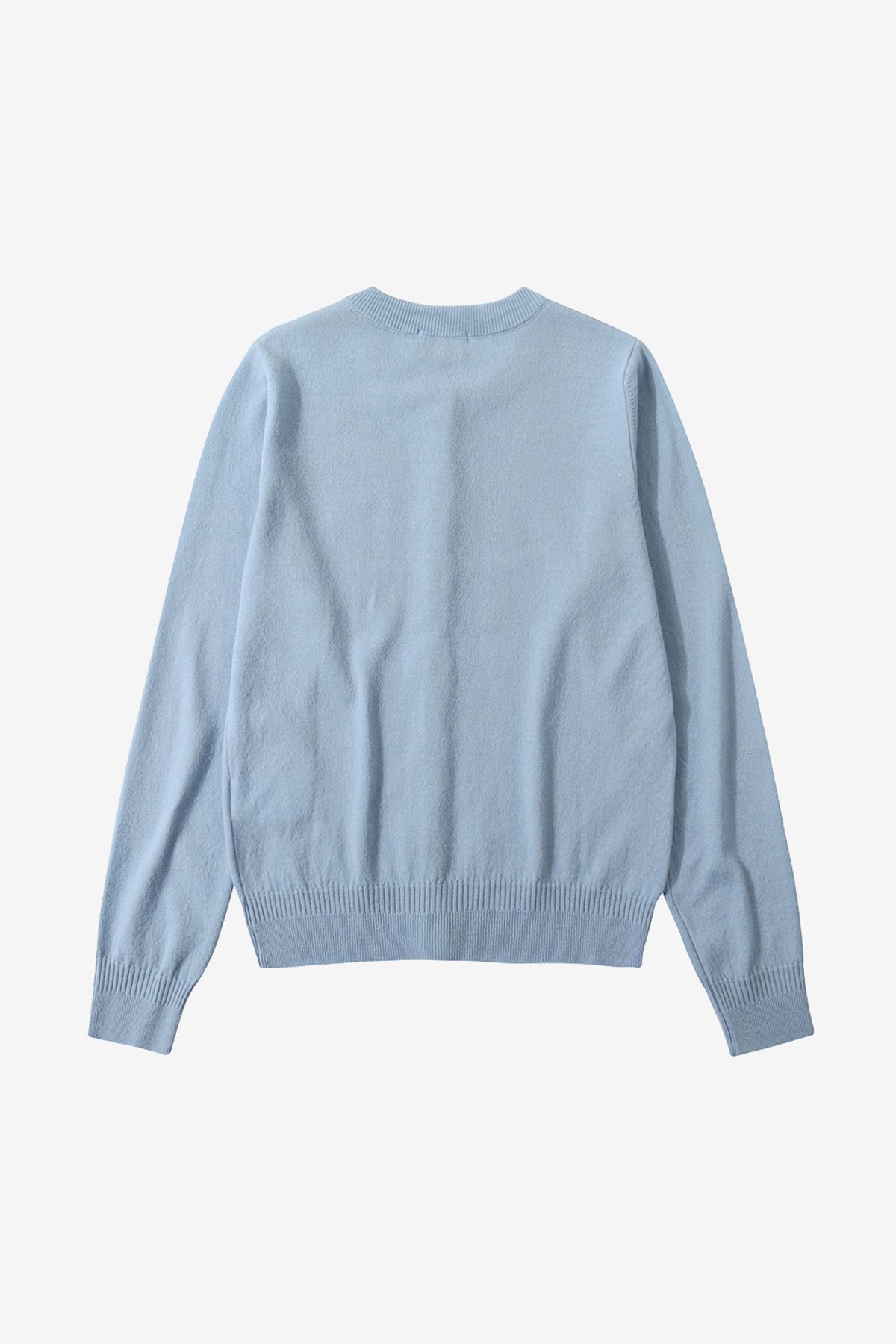 르몽생미셸(LE MONT ST MICHEL) Lambs wool mutton cardigan_Sky