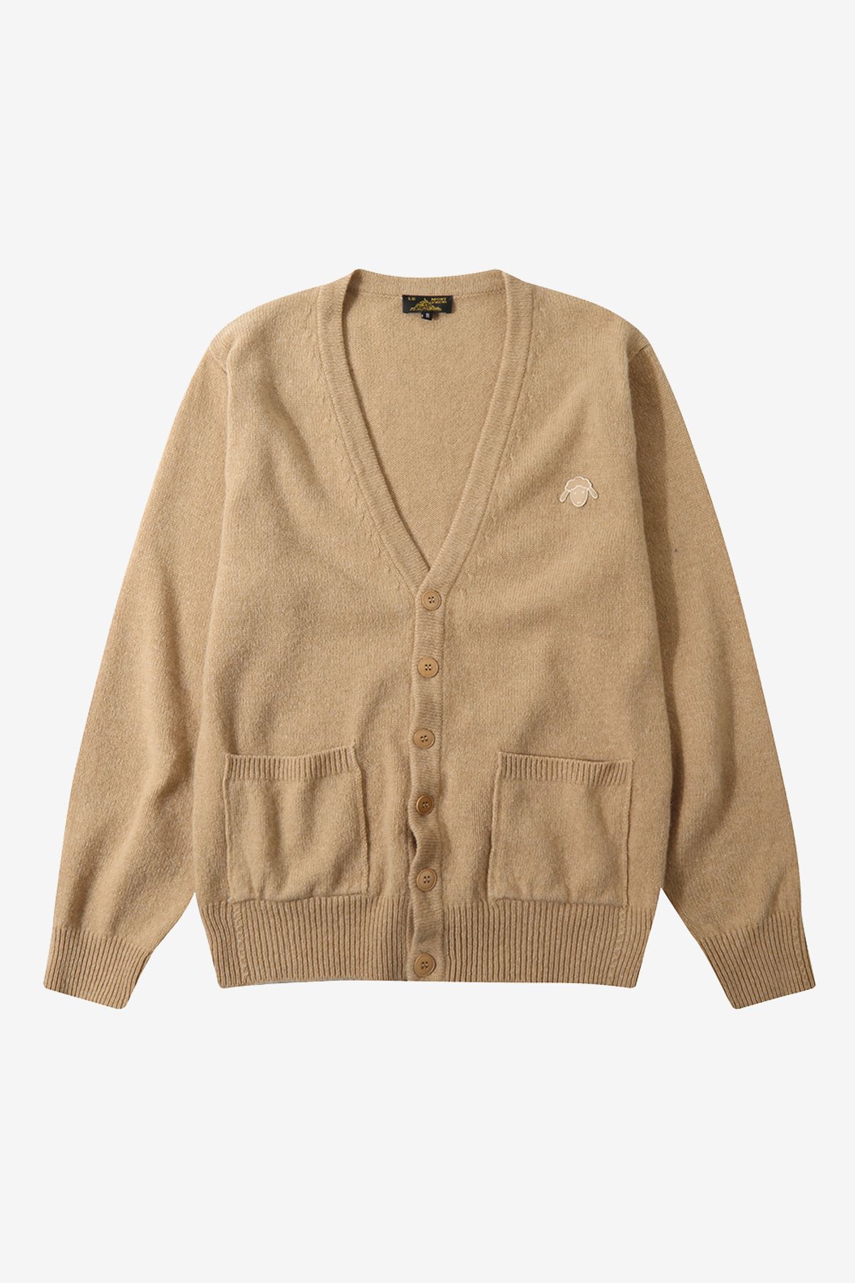 르몽생미셸(LE MONT ST MICHEL) GLISTAN -Cashmere Cardigan_Camel