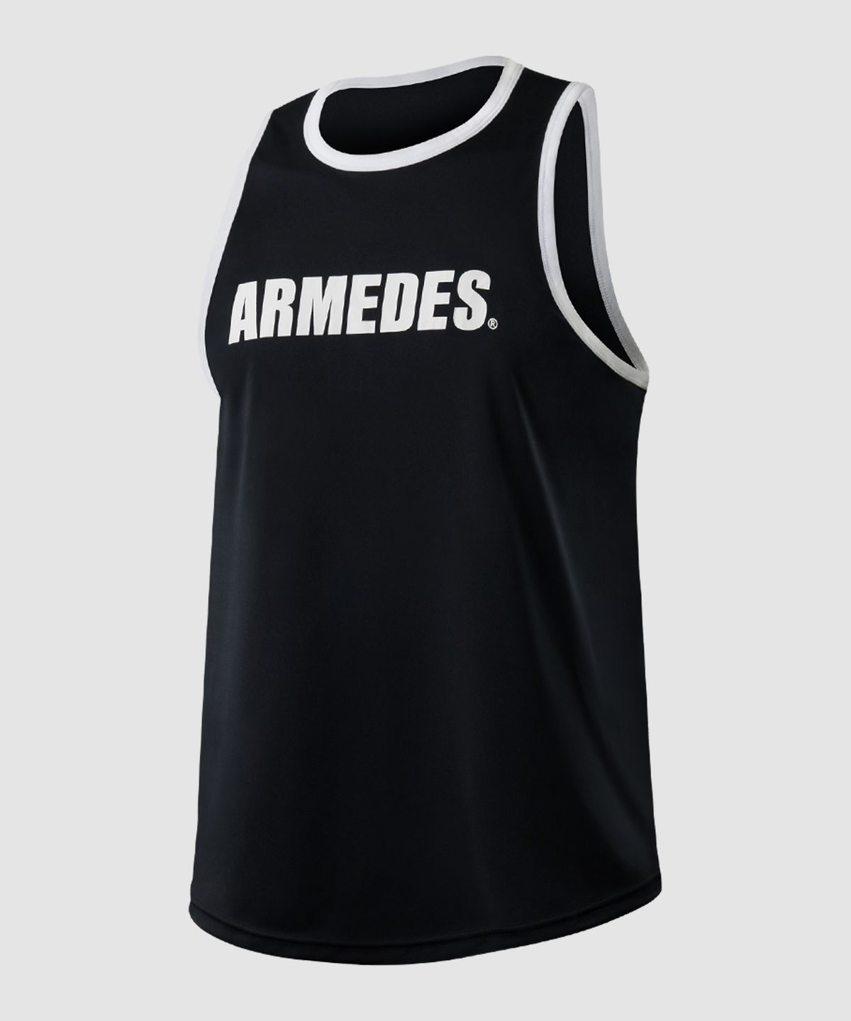아르메데스(ARMEDES) 머슬핏 배색 남자 헬스나시 짐웨어 AR-114