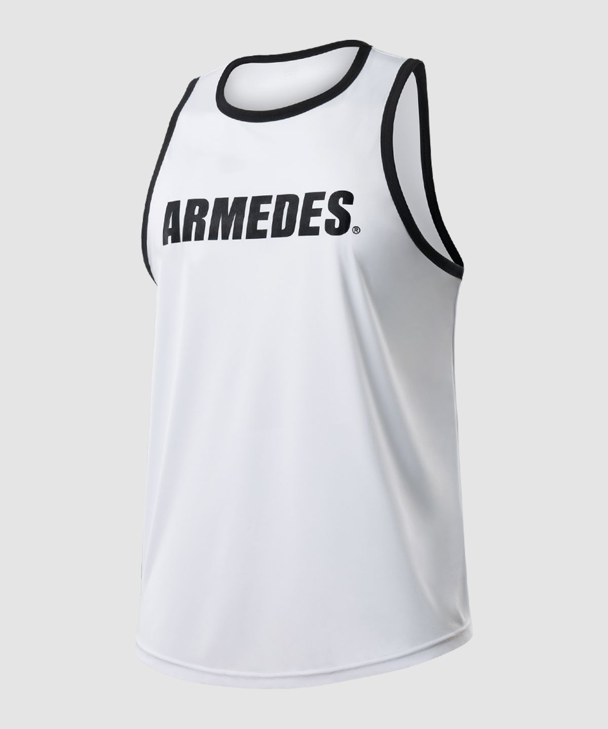 아르메데스(ARMEDES) 머슬핏 배색 남자 헬스나시 짐웨어 AR-114