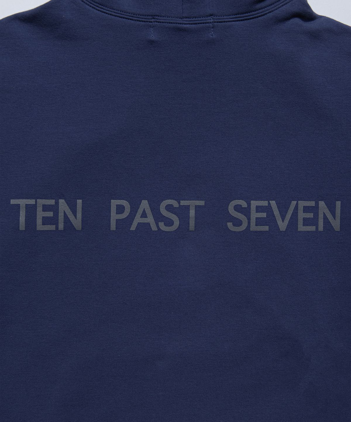텐 패스트 세븐(TEN PAST SEVEN) 오버사이즈 후드티 - 블루