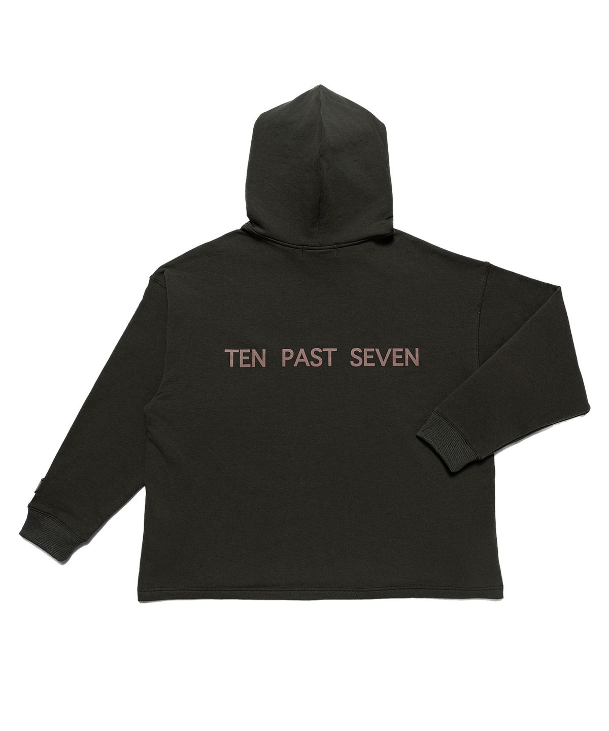 텐 패스트 세븐(TEN PAST SEVEN) 오버사이즈 후드티 - 카키