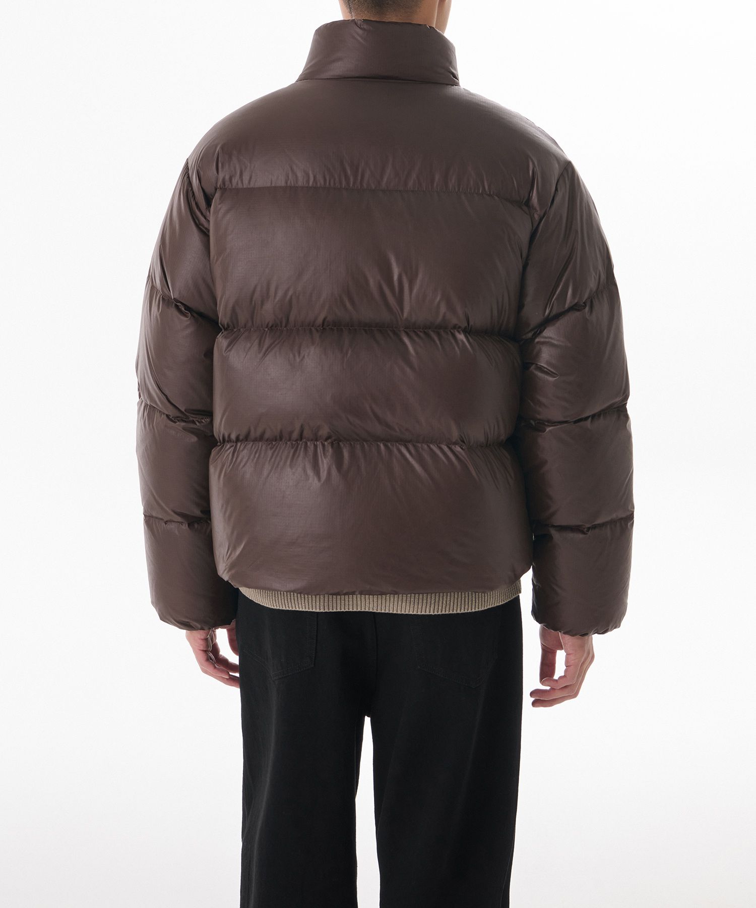 モカ專用 MUSINSA | MUSINSA STANDARD Glossy Ripstop Down Puffer Short Padded