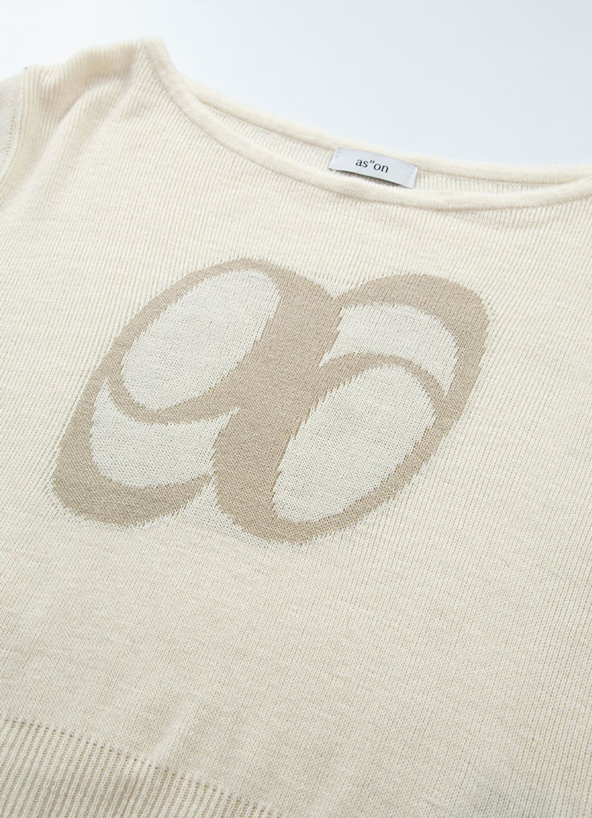 애즈온(ASON) BOAT NECK KNIT / IVORY