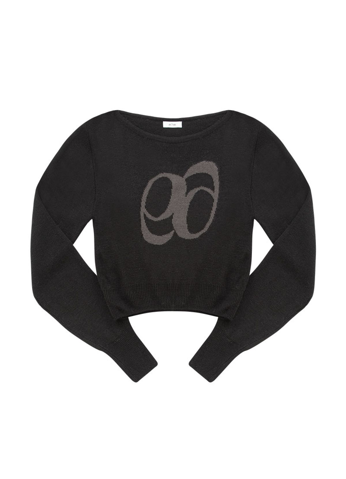 애즈온(ASON) BOAT NECK KNIT / BLACK