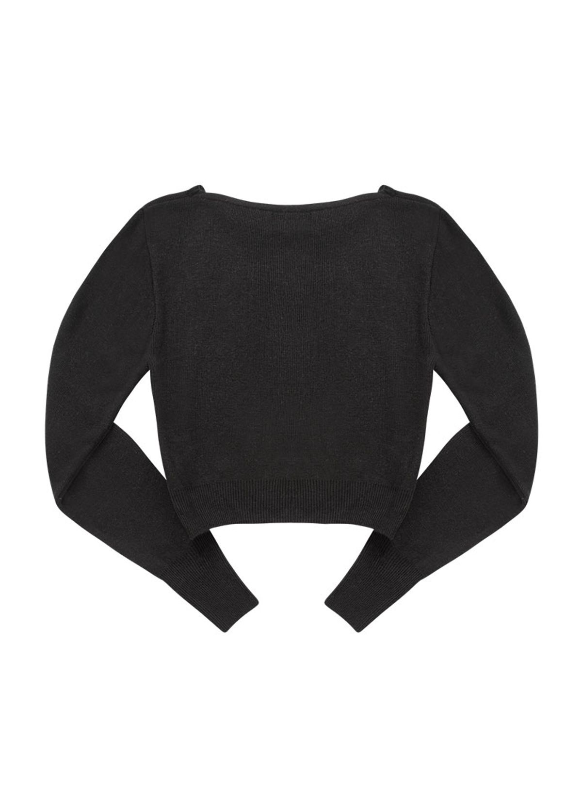 애즈온(ASON) BOAT NECK KNIT / BLACK