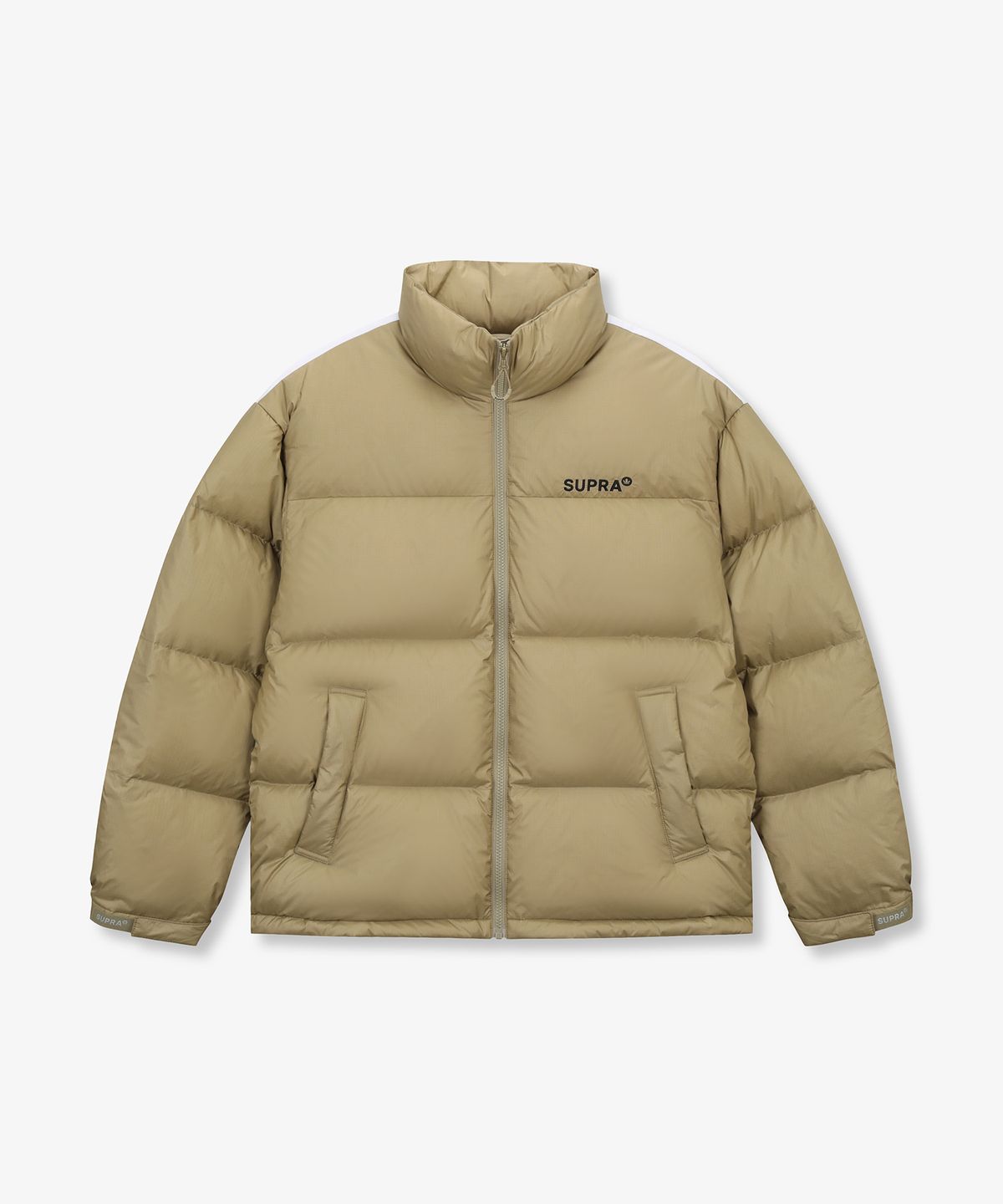 수프라(SUPRA) 백 그래픽 숏 다운 자켓(BEIGE)