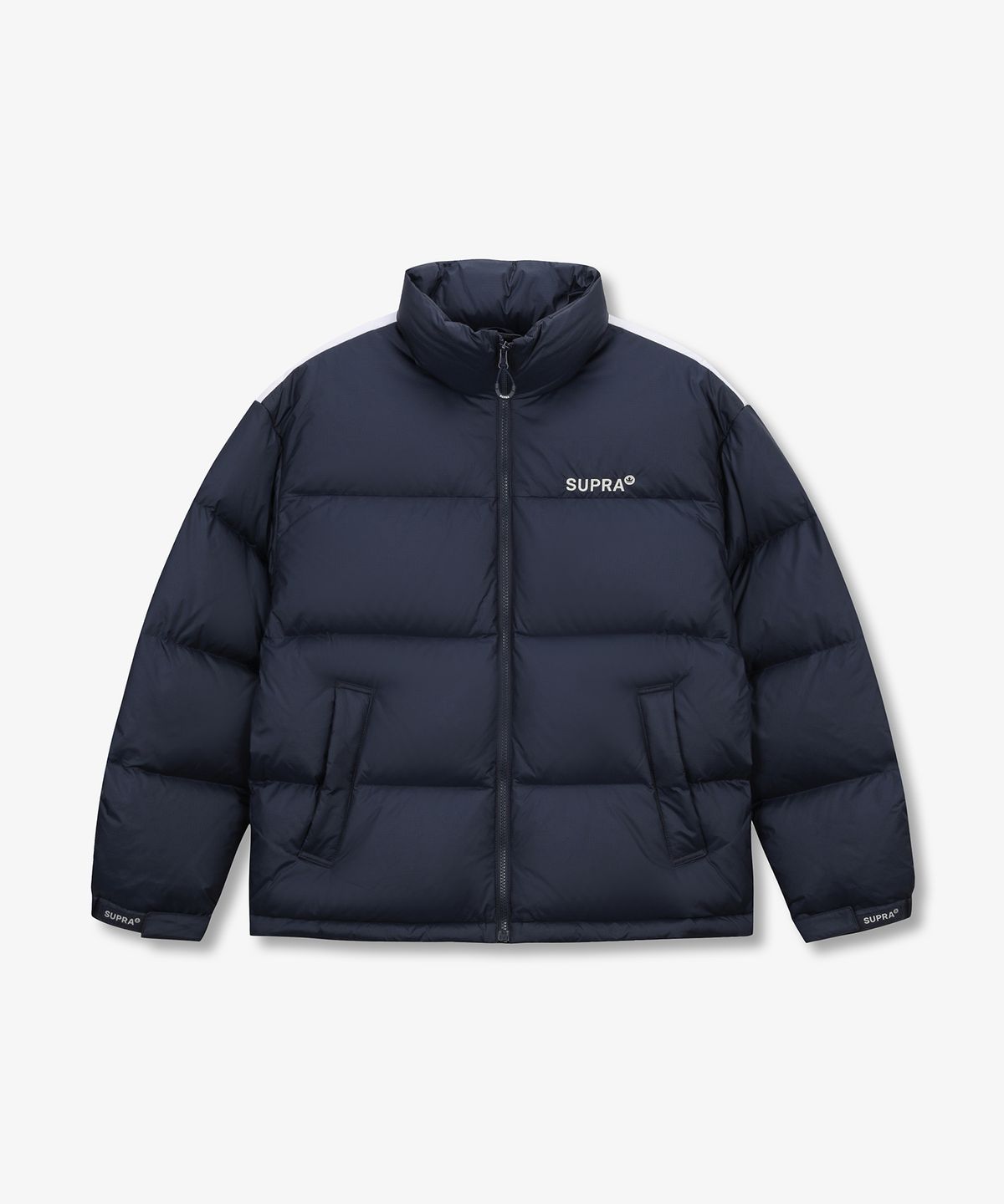 수프라(SUPRA) 백 그래픽 숏 다운 자켓(NAVY)